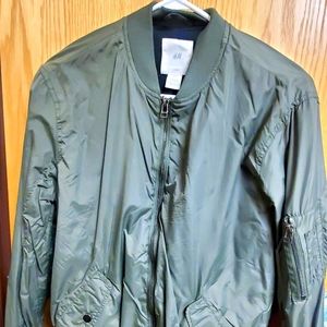 H&M Green puff jacket
